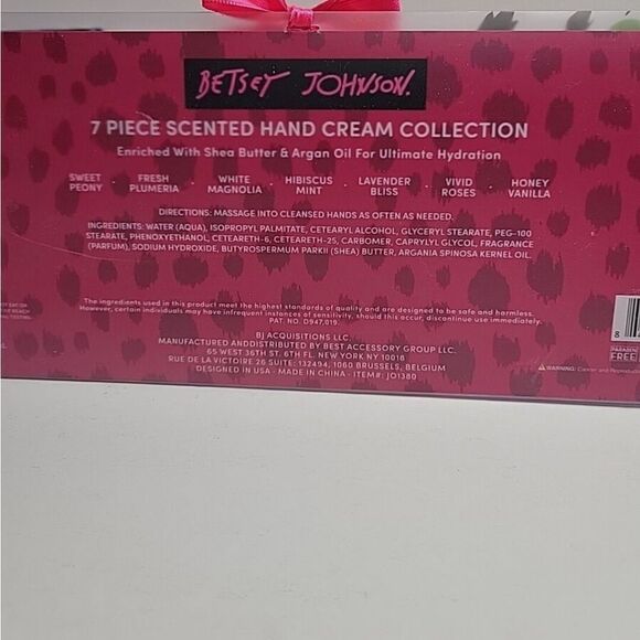 BETSY JOHNSON 7 PIECE SCENTED HAND CREAMS All NEW - Picture 5 of 5